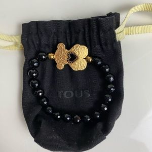 Tous Gold Bracelet With Pearls